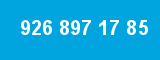 926 897 17 85